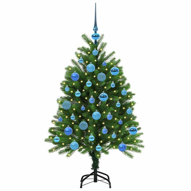 Load image into Gallery viewer, Vidaxl kerstboom met 150 led met standaard groen 120 cm pe
