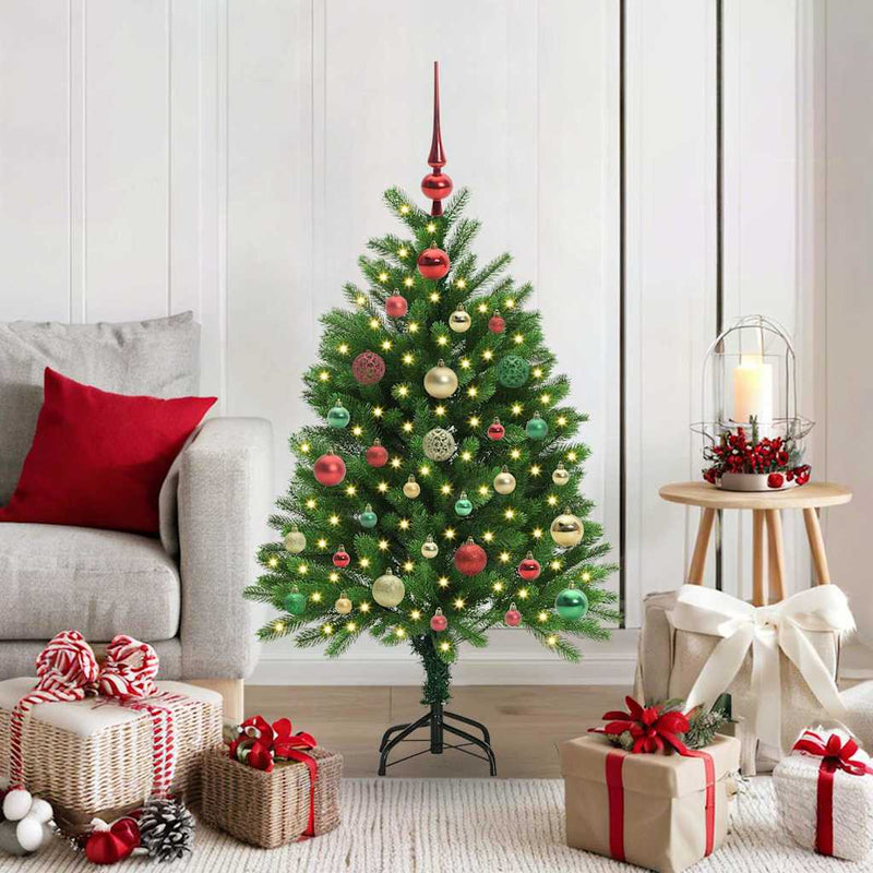 Load image into Gallery viewer, Vidaxl kerstboom met 150 led met standaard groen 120 cm pe
