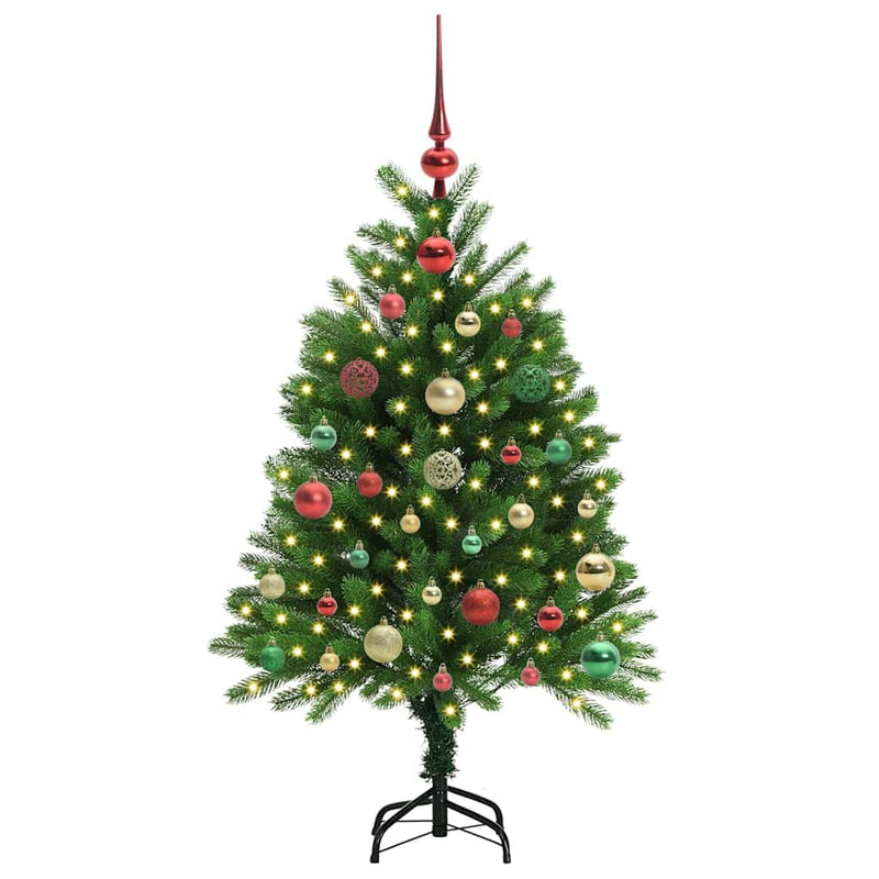 Load image into Gallery viewer, Vidaxl kerstboom met 150 led met standaard groen 120 cm pe
