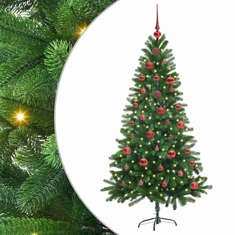 Load image into Gallery viewer, Vidaxl kerstboom met 150 led met standaard groen 150 cm pe
