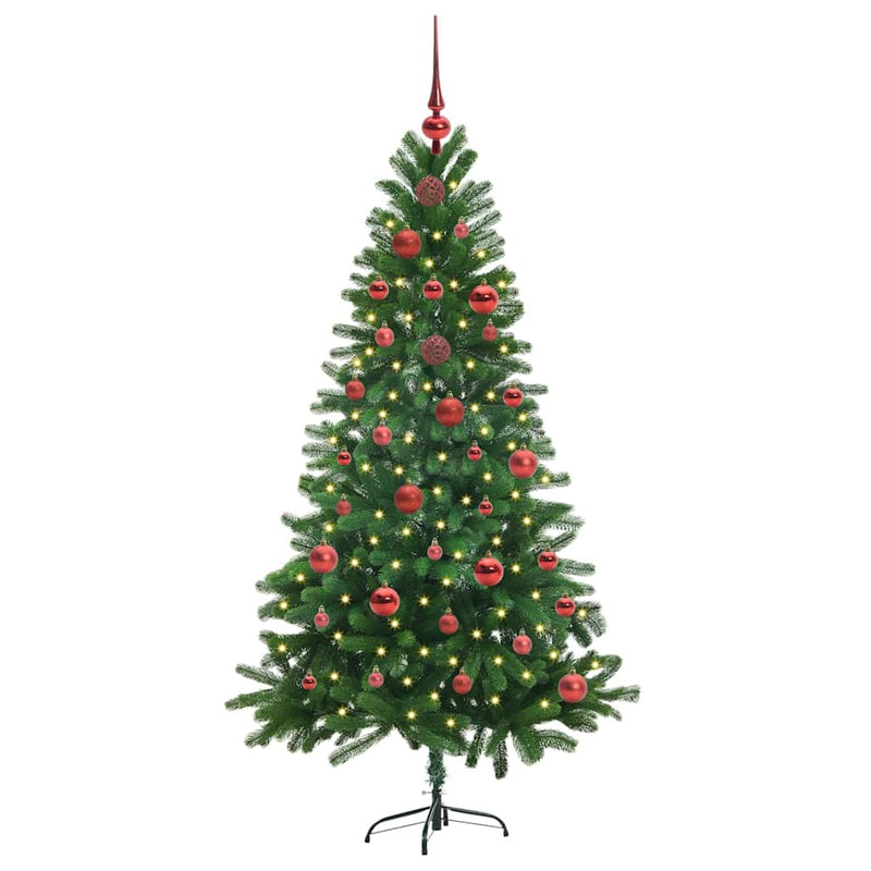 Load image into Gallery viewer, Vidaxl kerstboom met 150 led met standaard groen 150 cm pe
