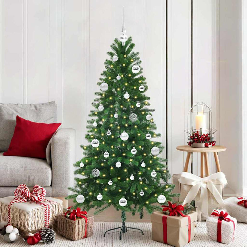 Load image into Gallery viewer, Vidaxl kerstboom met 150 led met standaard groen 150 cm pe
