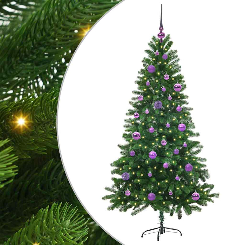 Load image into Gallery viewer, Vidaxl kerstboom met 150 led met standaard groen 150 cm pe
