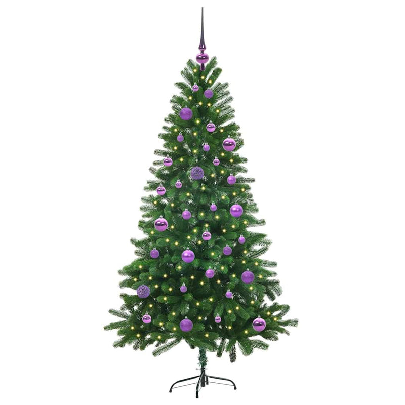 Load image into Gallery viewer, Vidaxl kerstboom met 150 led met standaard groen 150 cm pe
