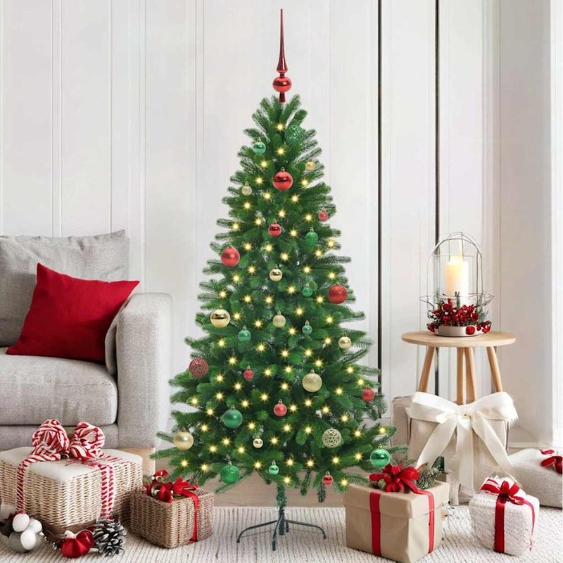 Load image into Gallery viewer, Vidaxl kerstboom met 150 led met standaard groen 150 cm pe
