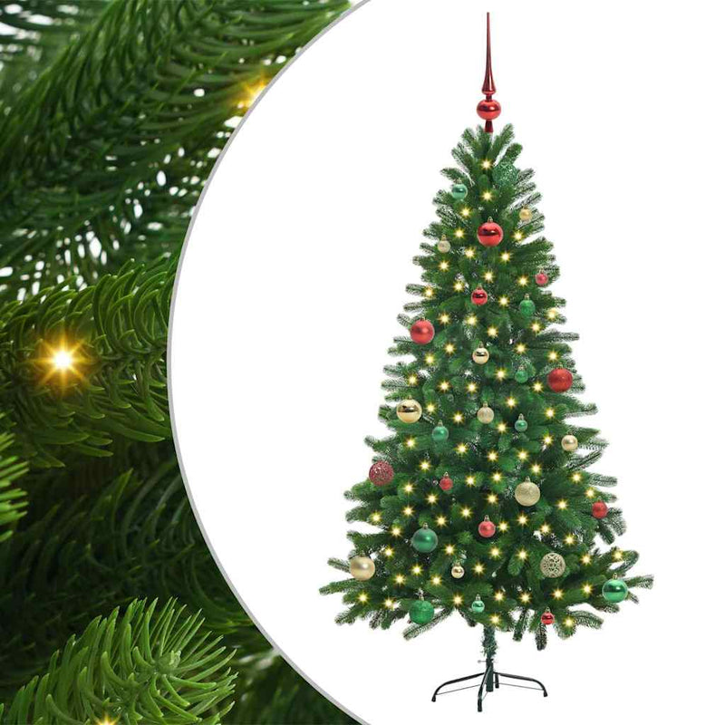 Load image into Gallery viewer, Vidaxl kerstboom met 150 led met standaard groen 150 cm pe
