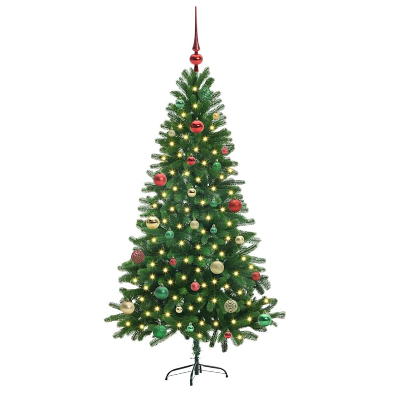 Load image into Gallery viewer, Vidaxl kerstboom met 150 led met standaard groen 150 cm pe
