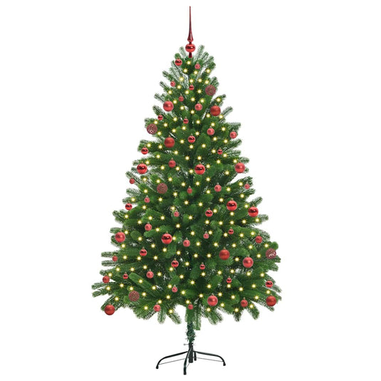 Vidaxl kerstboom met 300 led met standaard groen 180 cm pe