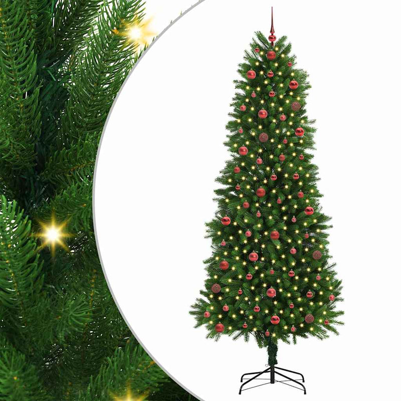 Load image into Gallery viewer, Vidaxl kerstboom met 300 led met standaard groen 240 cm pe

