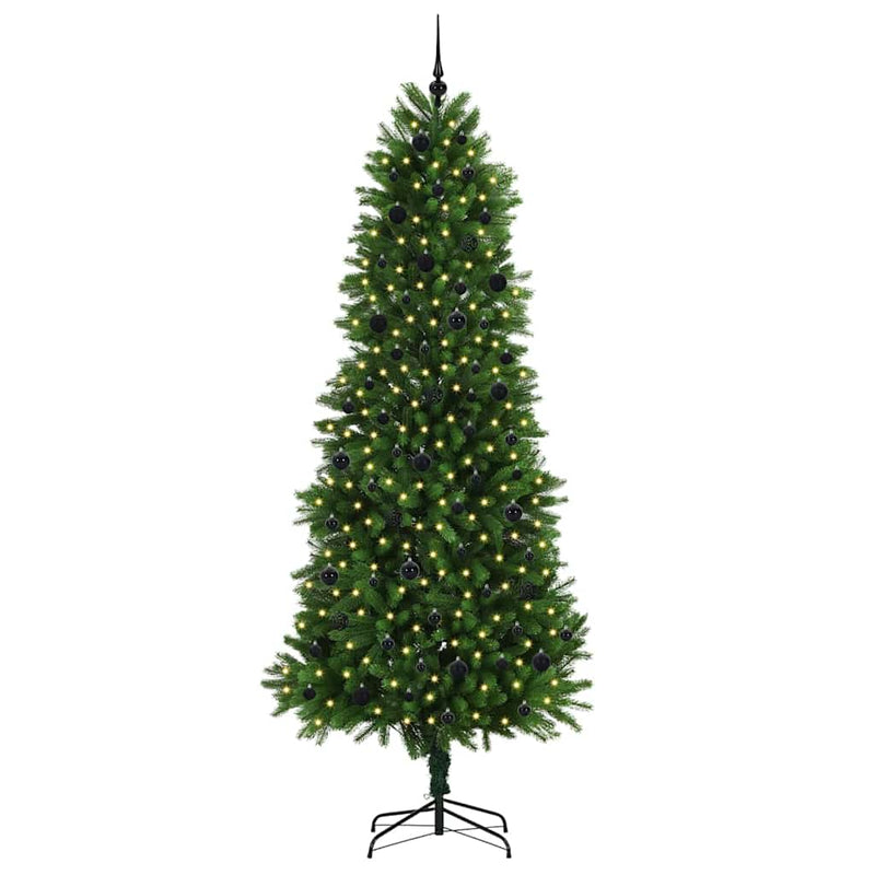 Load image into Gallery viewer, Vidaxl kerstboom met 300 led met standaard groen 240 cm pe
