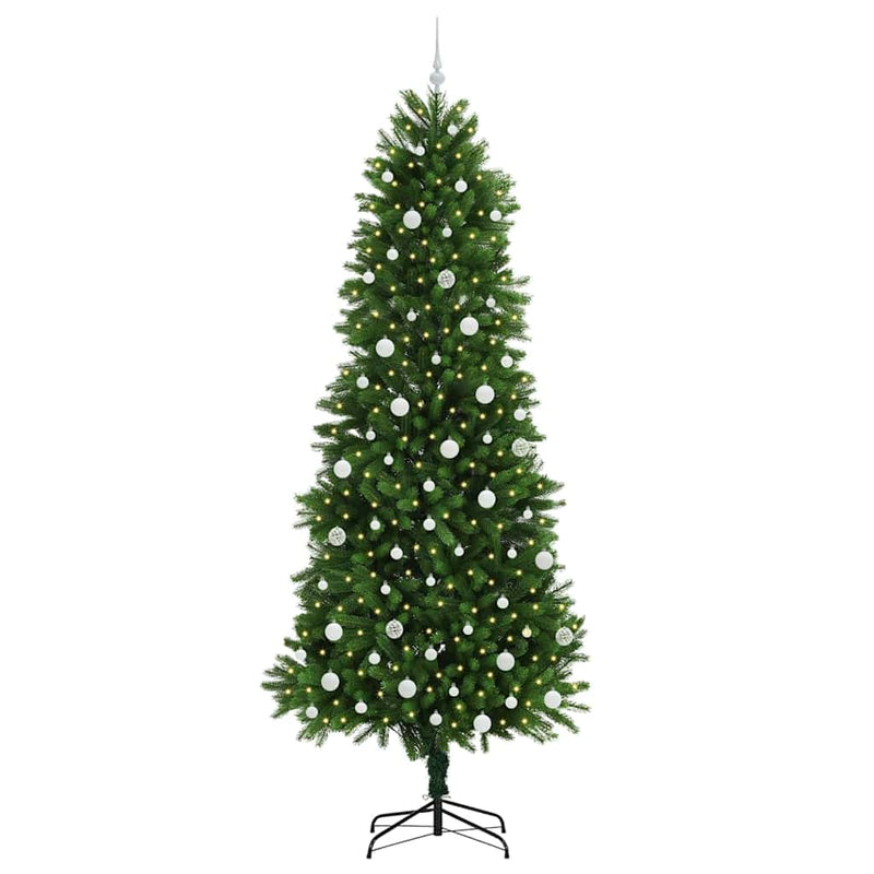Load image into Gallery viewer, Vidaxl kerstboom met 300 led met standaard groen 240 cm pe
