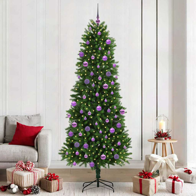 Load image into Gallery viewer, Vidaxl kerstboom met 300 led met standaard groen 240 cm pe
