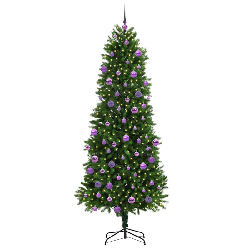 Load image into Gallery viewer, Vidaxl kerstboom met 300 led met standaard groen 240 cm pe

