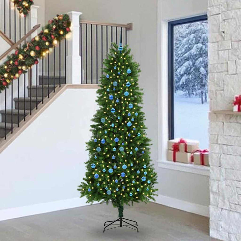 Load image into Gallery viewer, Vidaxl kerstboom met 300 led met standaard groen 240 cm pe
