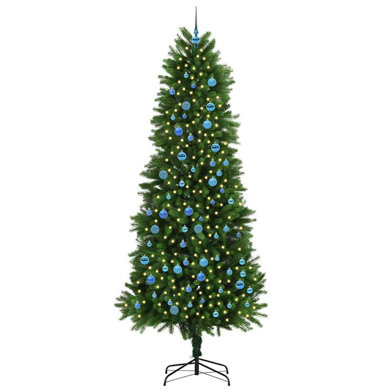 Load image into Gallery viewer, Vidaxl kerstboom met 300 led met standaard groen 240 cm pe
