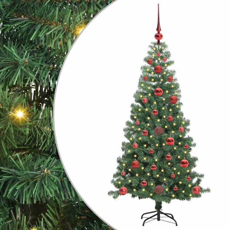 Load image into Gallery viewer, Vidaxl kerstboom met 150 led met standaard groen 120 cm pvc

