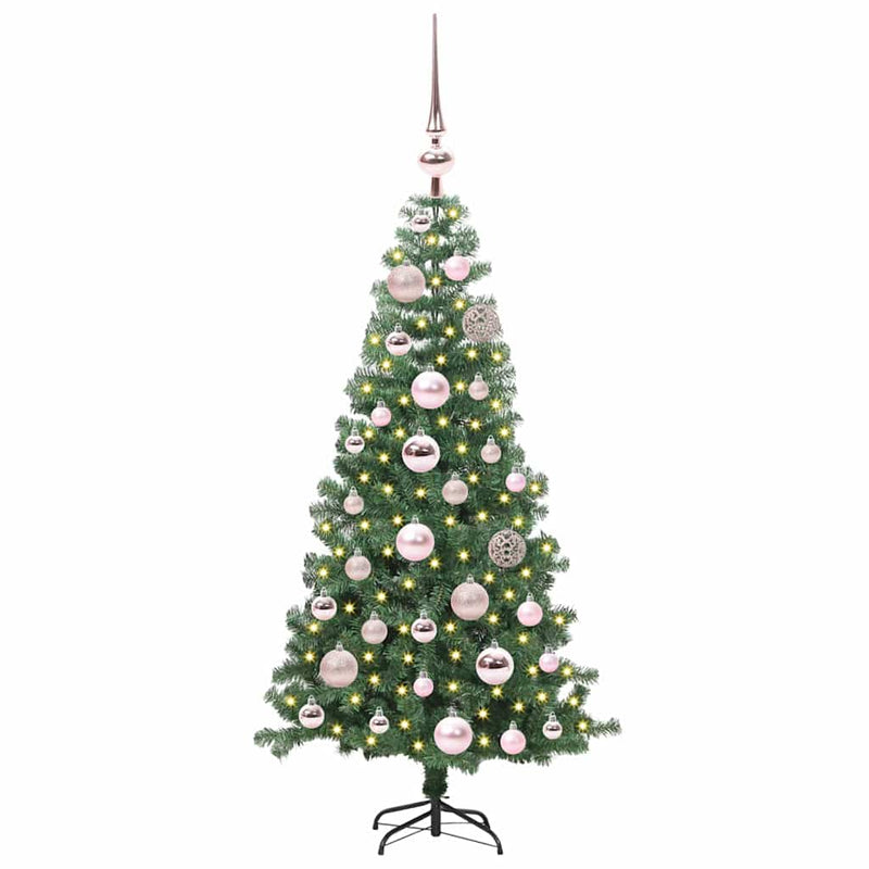 Load image into Gallery viewer, Vidaxl kerstboom met 150 led met standaard groen 120 cm pvc
