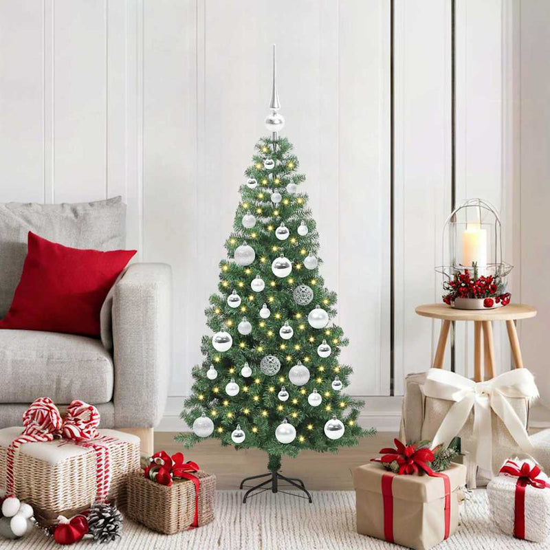Load image into Gallery viewer, Vidaxl kerstboom met 150 led met standaard groen 120 cm pvc
