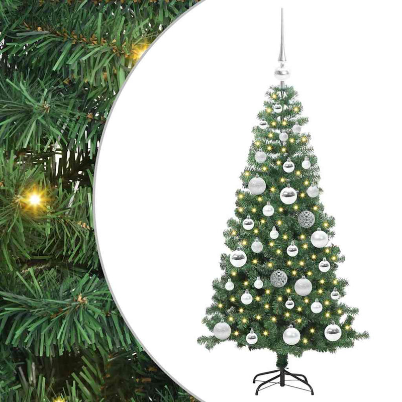 Load image into Gallery viewer, Vidaxl kerstboom met 150 led met standaard groen 120 cm pvc
