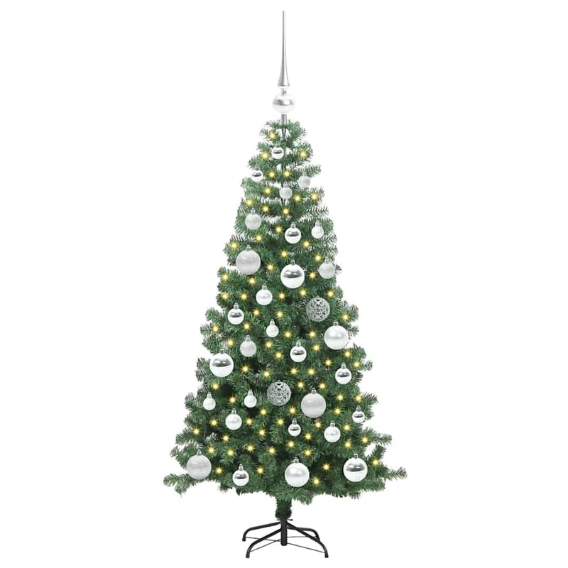 Load image into Gallery viewer, Vidaxl kerstboom met 150 led met standaard groen 120 cm pvc
