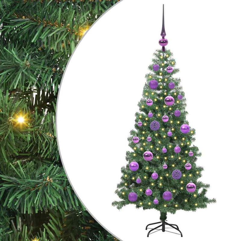 Load image into Gallery viewer, Vidaxl kerstboom met 150 led met standaard groen 120 cm pvc
