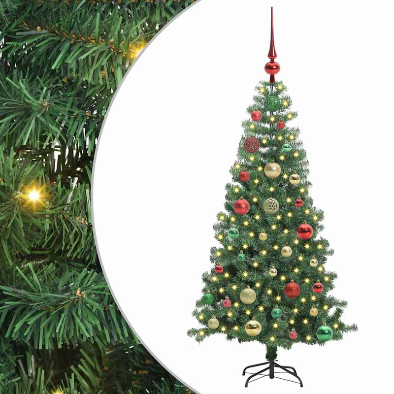 Load image into Gallery viewer, Vidaxl kerstboom met 150 led met standaard groen 120 cm pvc
