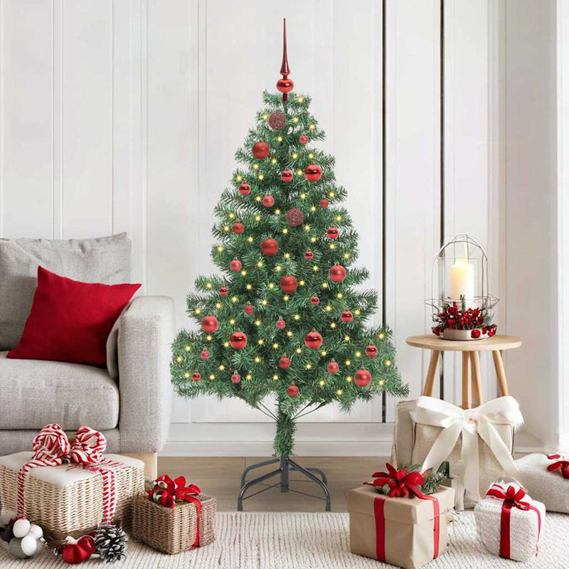 Load image into Gallery viewer, Vidaxl kerstboom met 150 led met standaard groen 150 cm pvc

