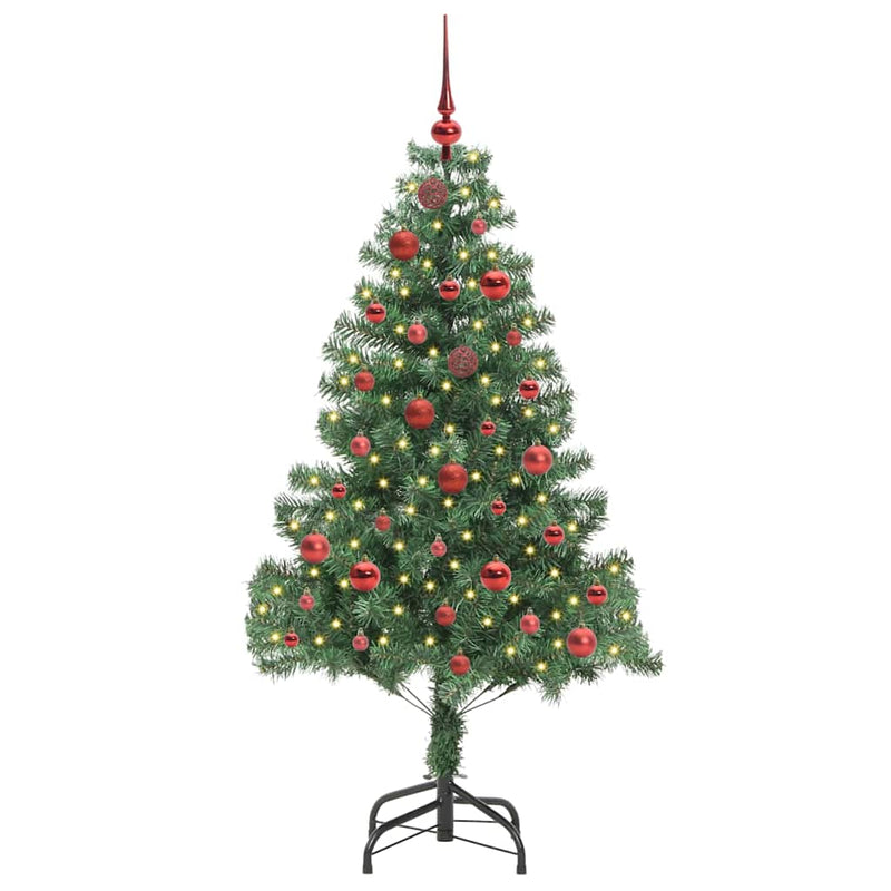 Load image into Gallery viewer, Vidaxl kerstboom met 150 led met standaard groen 150 cm pvc
