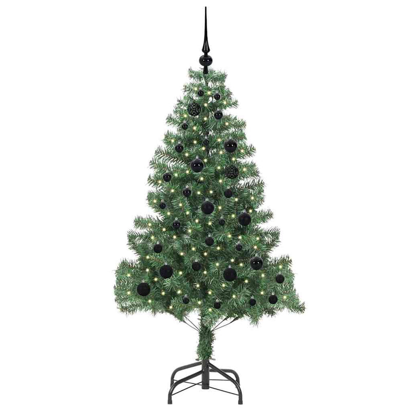 Load image into Gallery viewer, Vidaxl kerstboom met 150 led met standaard groen 150 cm pvc
