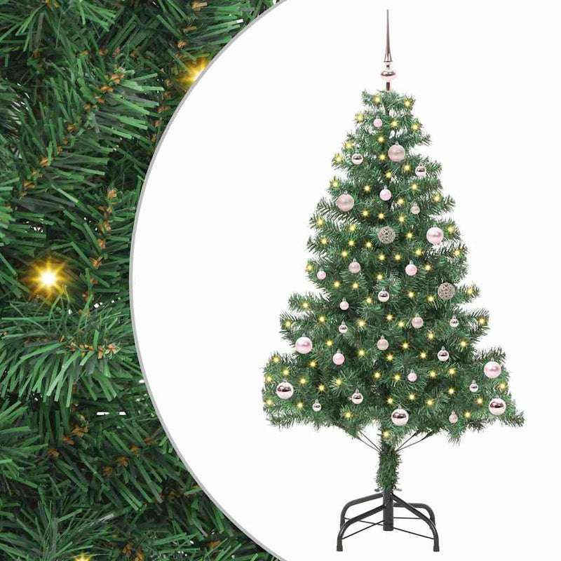 Load image into Gallery viewer, Vidaxl kerstboom met 150 led met standaard groen 150 cm pvc
