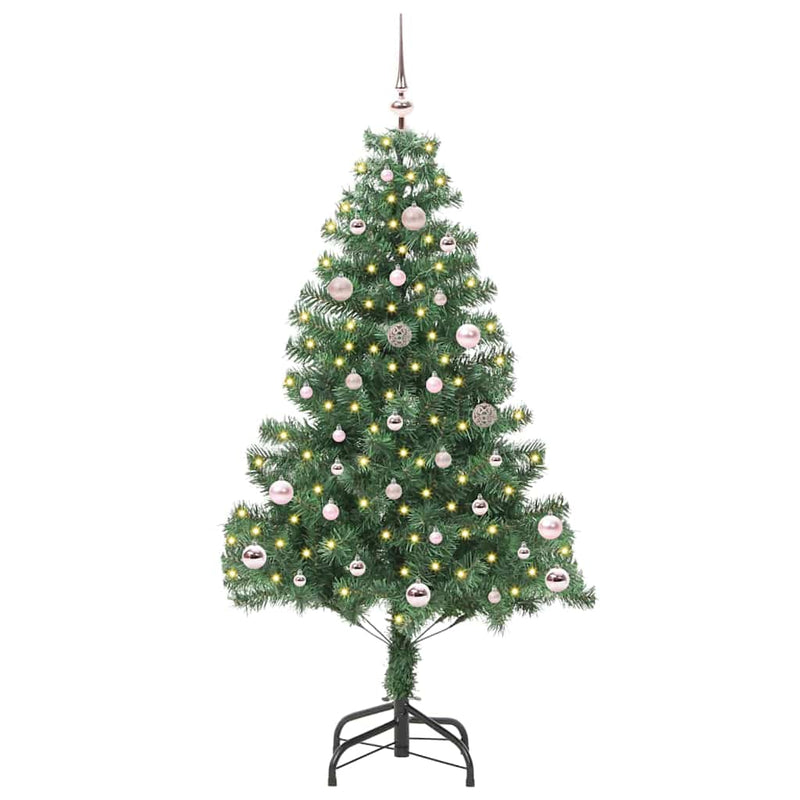 Load image into Gallery viewer, Vidaxl kerstboom met 150 led met standaard groen 150 cm pvc
