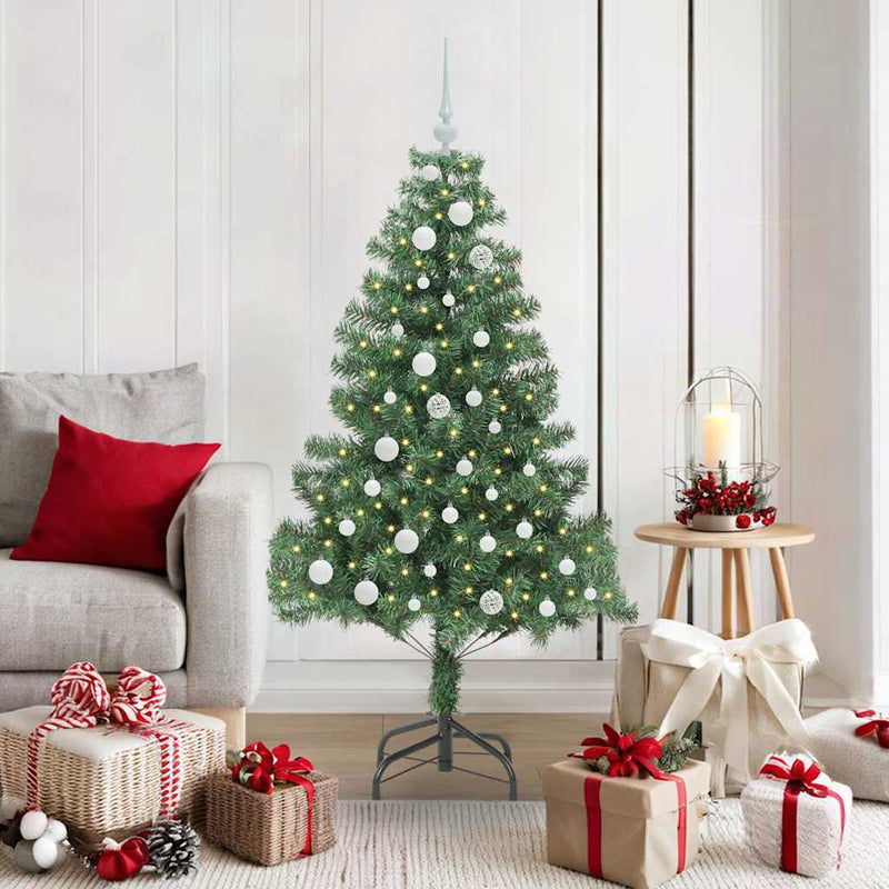 Load image into Gallery viewer, Vidaxl kerstboom met 150 led met standaard groen 150 cm pvc
