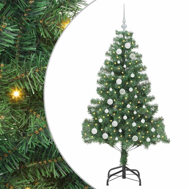 Load image into Gallery viewer, Vidaxl kerstboom met 150 led met standaard groen 150 cm pvc
