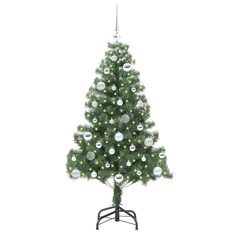 Load image into Gallery viewer, Vidaxl kerstboom met 150 led met standaard groen 150 cm pvc
