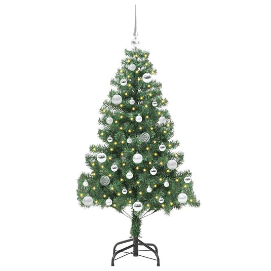 Vidaxl kerstboom met 150 led met standaard groen 150 cm pvc