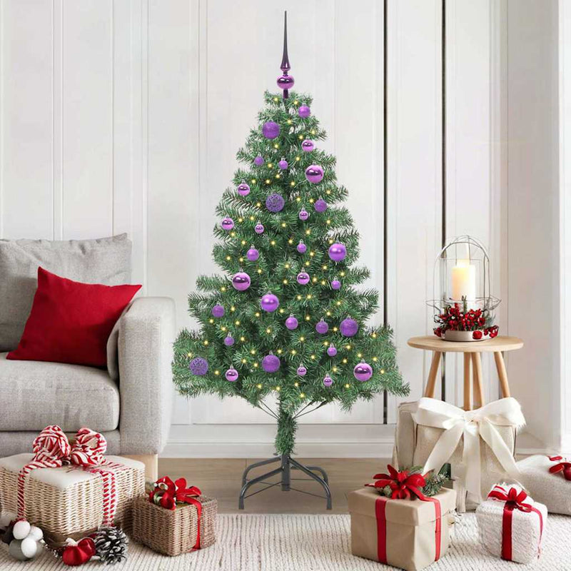 Load image into Gallery viewer, Vidaxl kerstboom met 150 led met standaard groen 150 cm pvc
