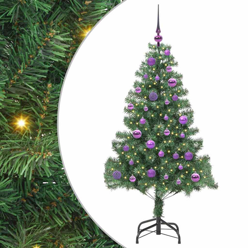 Load image into Gallery viewer, Vidaxl kerstboom met 150 led met standaard groen 150 cm pvc
