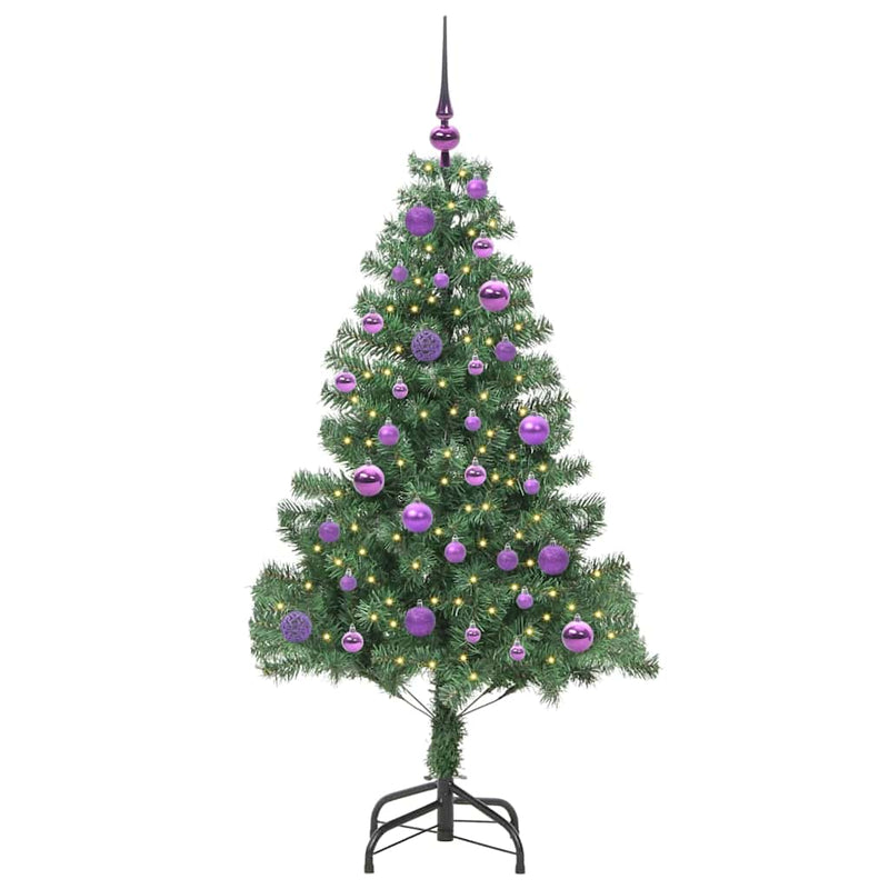 Load image into Gallery viewer, Vidaxl kerstboom met 150 led met standaard groen 150 cm pvc
