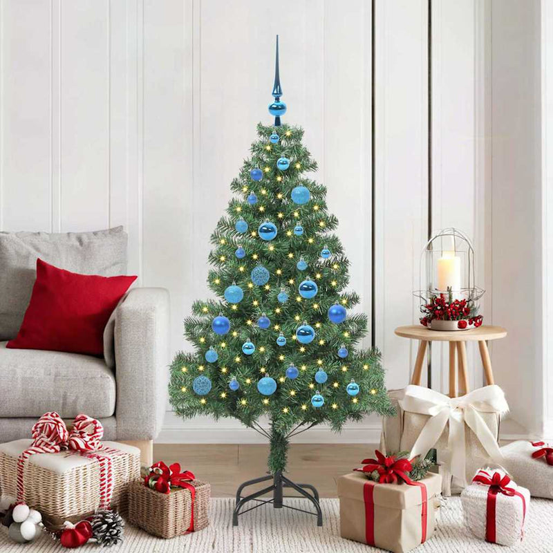 Load image into Gallery viewer, Vidaxl kerstboom met 150 led met standaard groen 150 cm pvc

