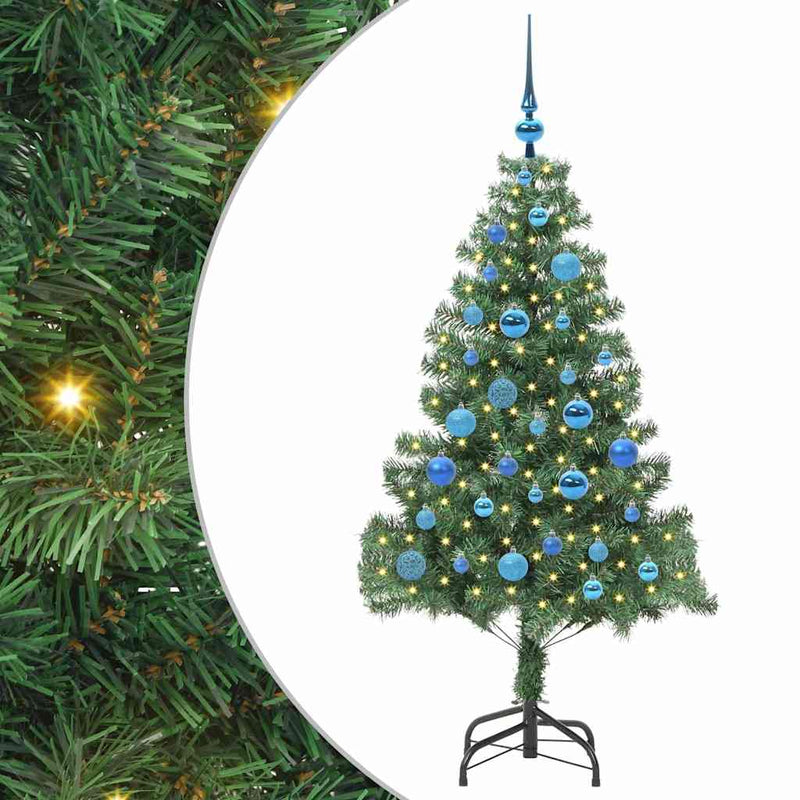 Load image into Gallery viewer, Vidaxl kerstboom met 150 led met standaard groen 150 cm pvc
