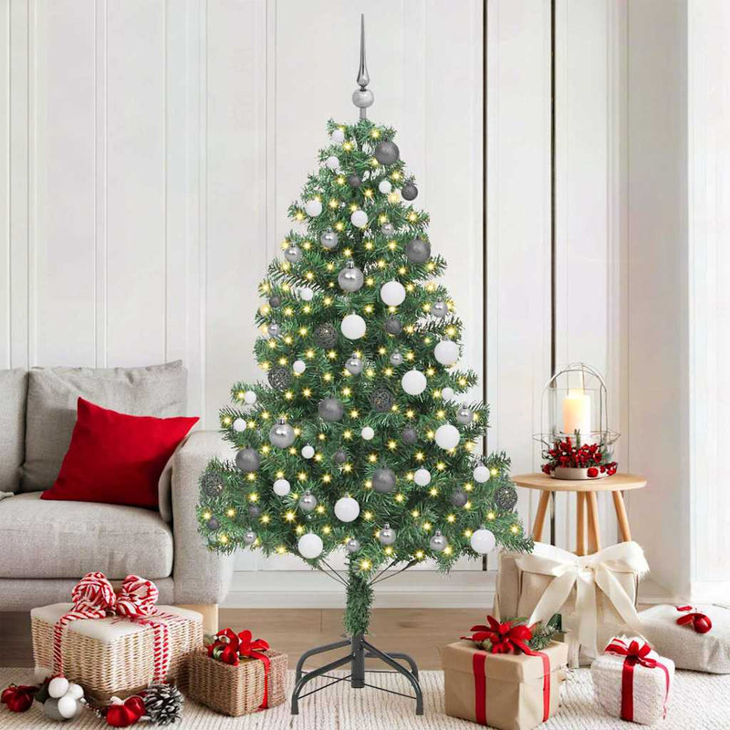 Load image into Gallery viewer, Vidaxl kerstboom met 300 led met standaard groen 180 cm pvc
