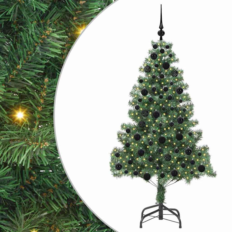 Load image into Gallery viewer, Vidaxl kerstboom met 300 led met standaard groen 180 cm pvc

