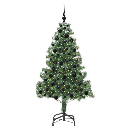 Vidaxl kerstboom met 300 led met standaard groen 180 cm pvc
