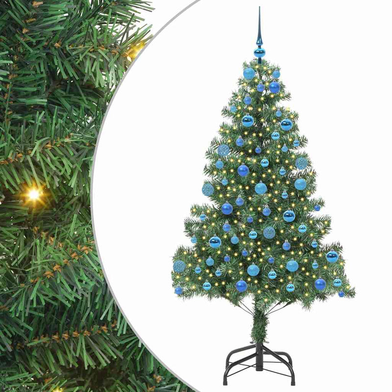 Load image into Gallery viewer, Vidaxl kerstboom met 300 led met standaard groen 180 cm pvc
