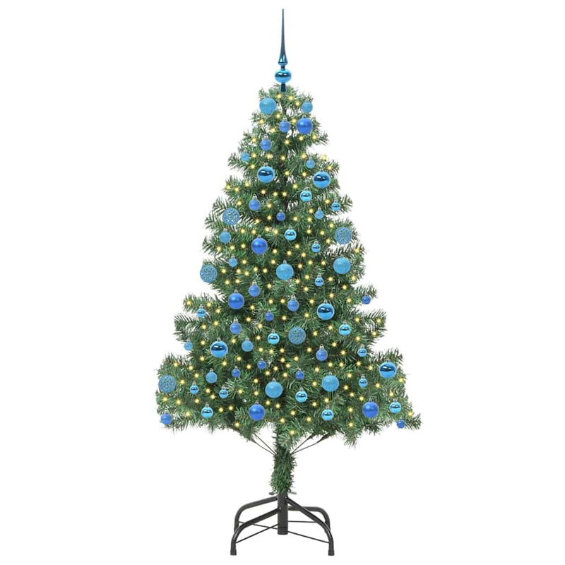 Load image into Gallery viewer, Vidaxl kerstboom met 300 led met standaard groen 180 cm pvc
