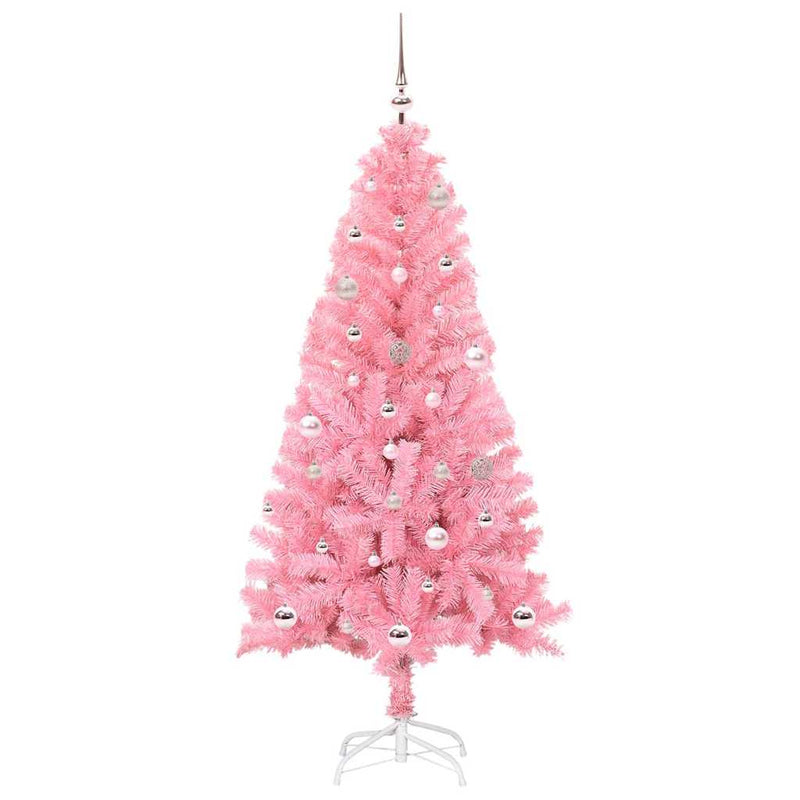 Load image into Gallery viewer, Vidaxl kerstboom met 150 led met standaard roze 150 cm pvc
