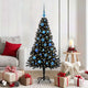 Vidaxl kerstboom met 150 led met standaard zwart 150 cm pvc