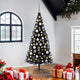 Vidaxl kerstboom met 300 led met standaard zwart 180 cm pvc