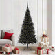 Vidaxl kerstboom met 300 led met standaard zwart 180 cm pvc