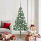 Vidaxl kunstkerstboom met 300 led groen 180 cm pvc en staal